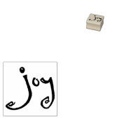 喜びの手書き文字スタンプ インスピレーション ラバースタンプ (押印)