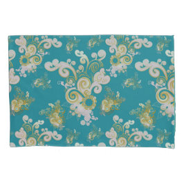 喜びの抽象芸術花弁デザイン 枕カバー