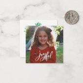 喜びの挨拶メリークリスマスBUDGETノートカード ノートカード (正面/裏面インサイチュ)