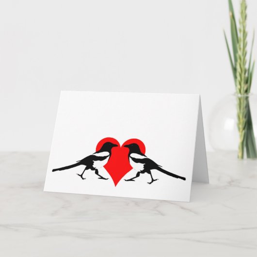 喜びの挨拶状のための2 カード (正面)