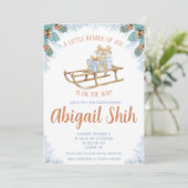 喜びの束が赤ちゃんシャワーの途中にある 招待状 (スタンド正面)