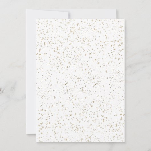 喜びの束が赤ちゃんシャワーの途中にある 招待状 (裏面)