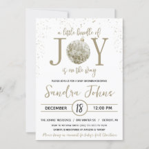 喜びの束が赤ちゃんシャワーの途中にある