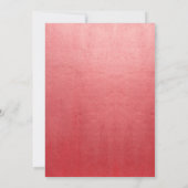 喜びの束はクリスマスの赤ちゃんシャワーの途中にある 招待状 (裏面)