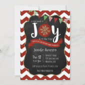 喜びの束は方法ベビーシャワーInvitatioにあります 招待状 (正面)