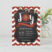 喜びの束は方法ベビーシャワーInvitatioにあります 招待状 (スタンド正面)