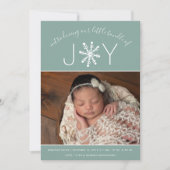 喜びの束 |のカスタム色 |誕生のお知らせ シーズンカード (正面)