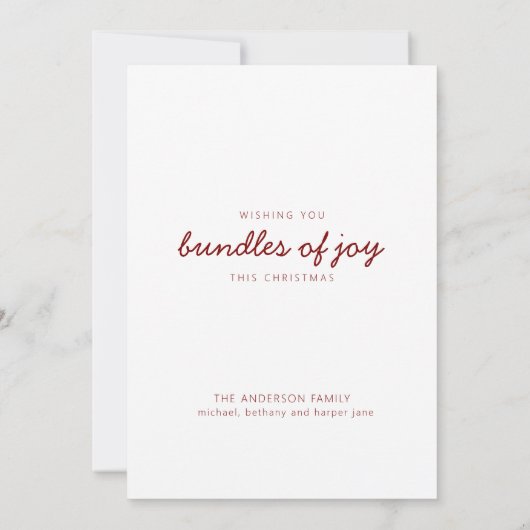 喜びの束 シーズンカード (裏面)