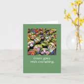 喜びの束。 メッセージカードLTGR カード (黄色い花)