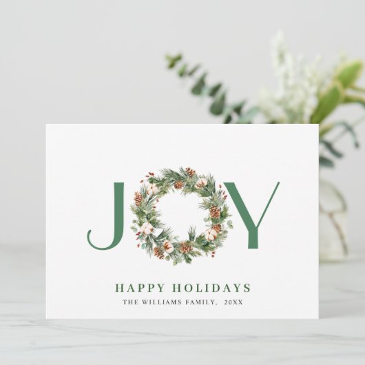 喜びの松ぼっくり松の木のリース クリスマス (スタンド正面)