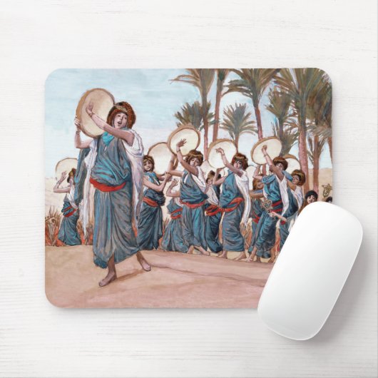 「喜びの歌」、ユダヤ美術ギフト マウスパッド (マウス)