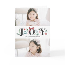 喜びの水彩画の休日の群葉及び花2の写真