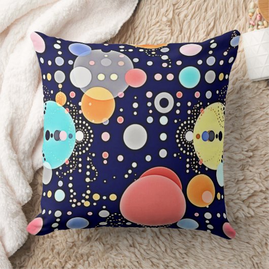 喜びの泡宇宙ビジョン クッション (ブランケット)