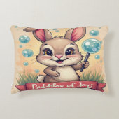 喜びの泡 アクセントクッション (正面)