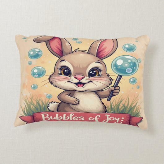 喜びの泡 アクセントクッション (裏面)