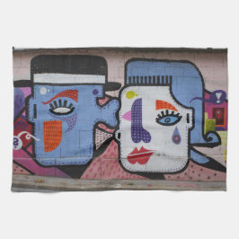 喜びの涙を少し流す キッチンタオル