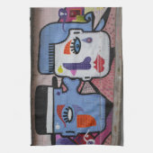 喜びの涙を少し流す キッチンタオル (縦)