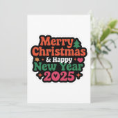 喜びの火花を送る:フラットホリデーカード シーズンカード (スタンド正面)