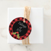 喜びの知らせ |バッファロープレイド |クリスマスプレゼント フェイバータグ (インサイチュ)