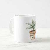 喜びの種を植えよう コーヒーマグカップ (正面左)