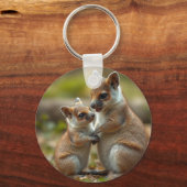 「喜びの絆:ママとベビークッカ」 キーホルダー (正面)