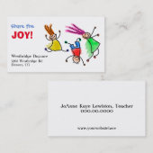 喜びの育児を共有して下さい 名刺 (正面/裏面)