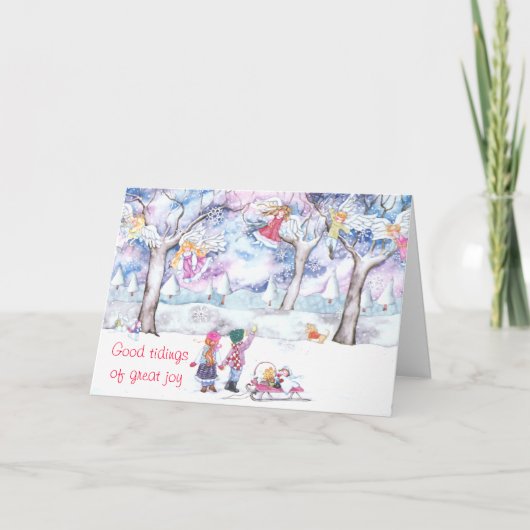 喜びの良い知素晴らしらせ シーズンカード (正面)