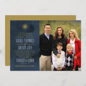 喜びの良い知素晴らしらせ シーズンカード (正面/裏面)