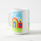 喜びの色 コーヒーマグカップ (正面左)