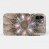 喜びの花 アブストラクト ベージュ ブラウン 花 フラクタル Case-Mate iPhoneケース (裏面(横))