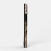 喜びの花 アブストラクト ベージュ ブラウン 花 フラクタル Case-Mate iPhoneケース (裏面/右)