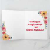 喜びの花 カード (内部)