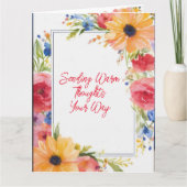 喜びの花 カード (正面)