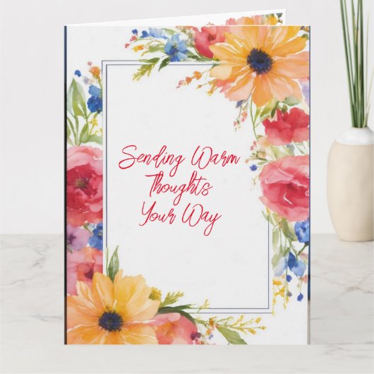 喜びの花 カード (正面)