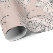 喜びの花 – シェークスピア結婚の ラッピングペーパー (ロールコーナー)