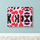 喜びの蝶 キャンバスプリント (インサイチュ (ウッドフロア))