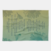 喜びの誕生の詩 キッチンタオル (横)