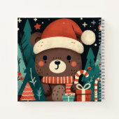 喜びの贈り物 - サンタベアのホリデーデリバリー ノートブック (裏面)