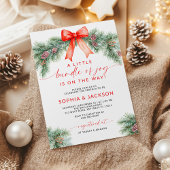 喜びの赤ちゃんシャワーの小さなバンドル招待状 招待状