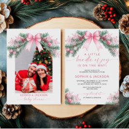 喜びの赤ちゃんシャワーの小さなバンドル招待状 招待状