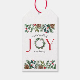 喜びの赤ちゃんシャワーの小さな束 ギフトタグ