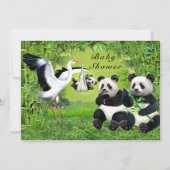 喜びの赤ちゃんシャワーの束 招待状 (正面)