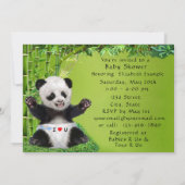 喜びの赤ちゃんシャワーの束 招待状 (裏面)