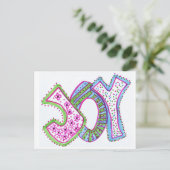 喜びの郵便はがき ポストカード (スタンド正面)