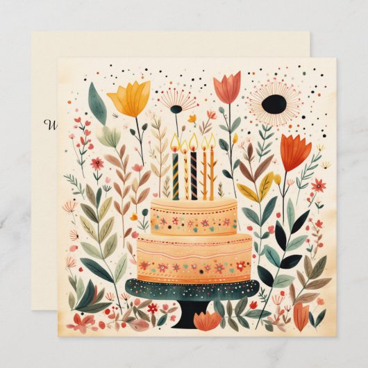 喜びの開花：咲く願い (正面/裏面)