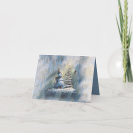 喜びの雪だるま 4 x 5.6" サンキューカード