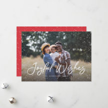 喜びの願いスクリプト雪の写真クリスマス