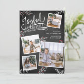 喜びの願い |クリスマスフォトコラージュカード シーズンカード (スタンド正面)