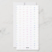 喜びの願い |パステルよくはしゃぐ2枚の写真 シーズンカード (裏面)