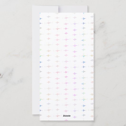 喜びの願い |パステルよくはしゃぐ2枚の写真 シーズンカード (裏面)